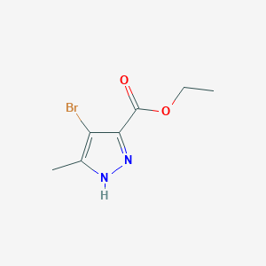 B1581271 ethyl 4-bromo-5-methyl-1H-pyrazole-3-carboxylate CAS No. 6076-14-8