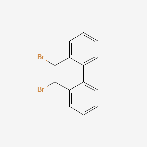 molecular formula C14H12Br2 B1581278 2,2'-Bis(bromomethyl)-1,1'-biphenyl CAS No. 38274-14-5