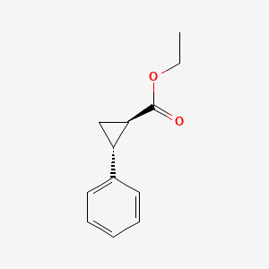 molecular formula C12H14O2 B1581279 Ethyl trans-2-phenylcyclopropanecarboxylate CAS No. 946-39-4