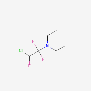 molecular formula C6H11ClF3N B1581288 (2-氯-1,1,2-三氟乙基)二乙胺 CAS No. 357-83-5