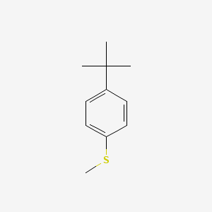 molecular formula C11H16S B1581293 Benzene, 1-(1,1-dimethylethyl)-4-(methylthio)- CAS No. 7252-86-0