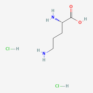 molecular formula C5H14Cl2N2O2 B1581303 L-Ornithine dihydrochloride CAS No. 6211-16-1