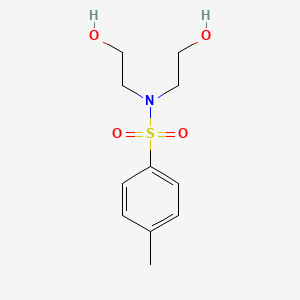 molecular formula C11H17NO4S B1581310 N,N-Bis(2-hydroxyethyl)-4-methylbenzenesulfonamide CAS No. 7146-67-0