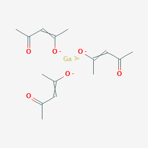 molecular formula C15H21GaO6 B1581316 gallium(3+) bis(4-oxopent-2-en-2-olate) acetylacetonate CAS No. 14405-43-7