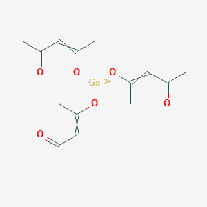 molecular formula C15H21GaO6 B1581316 三(戊烷-2,4-二酮-O,O')镓 CAS No. 14405-43-7