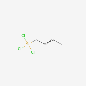 molecular formula C4H7Cl3Si B1581333 Crotyltrichlorosilane CAS No. 49749-84-0
