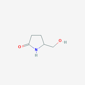 molecular formula C5H9NO2 B1581339 5-(Hydroxymethyl)pyrrolidin-2-one CAS No. 62400-75-3