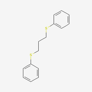 molecular formula C15H16S2 B1581348 1,3-Bis(phenylthio)propane CAS No. 28118-53-8