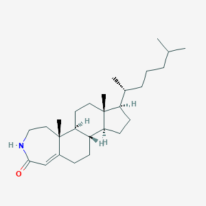 molecular formula C27H45NO B158135 3-Aza-alpha-homocholest-4alpha-en-4-one CAS No. 10062-39-2