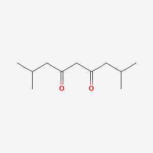 molecular formula C11H20O2 B1581350 2,8-Dimethylnonane-4,6-dione CAS No. 7307-08-6