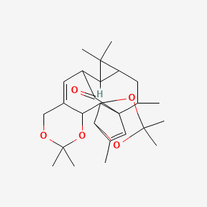 molecular formula C26H36O5 B1581366 Ingenol-3,4,5,20-diacetonide CAS No. 77573-44-5