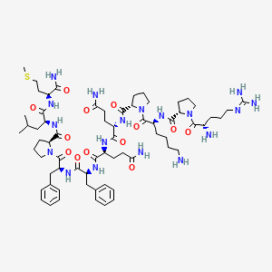 molecular formula C66H102N18O13S B1581378 [Pro9]-Substance P CAS No. 104486-69-3