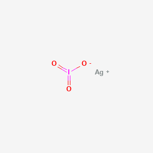 molecular formula AgIO3 B1581383 碘酸银 CAS No. 7783-97-3