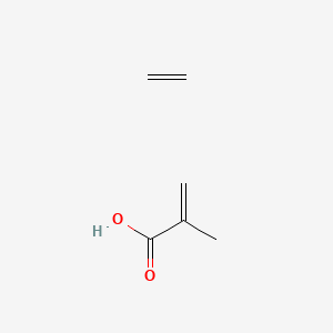 molecular formula C6H10O2 B1581388 2-Propenoic acid, 2-methyl-, polymer with ethene CAS No. 25053-53-6
