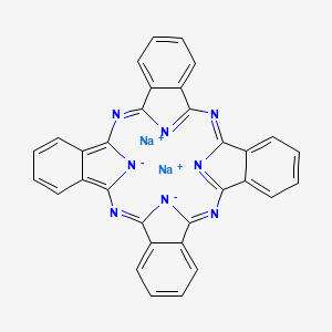 molecular formula C32H18N8Na B1581390 29H,31H-Phthalocyanine, disodium salt CAS No. 25476-27-1