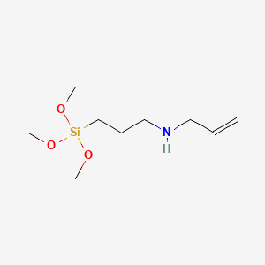 molecular formula C9H21NO3Si B1581393 3-(N-Allylamino)propyltrimethoxysilane CAS No. 31024-46-1