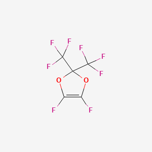 molecular formula C5F8O2 B1581396 4,5-二氟-2,2-双(三氟甲基)-1,3-二噁烷 CAS No. 37697-64-6