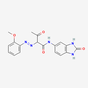 molecular formula C18H17N5O4 B1581403 Pigment Yellow 194 CAS No. 82199-12-0