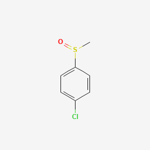molecular formula C7H7ClOS B1581415 p-Chlorophenyl methyl sulfoxide CAS No. 934-73-6