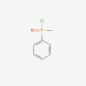 molecular formula C7H8ClOP B1581430 Methylphenylphosphinic chloride CAS No. 5761-97-7