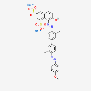 molecular formula C32H28N4O8S2 B1581433 C.I. Direct Red 39 CAS No. 6358-29-8