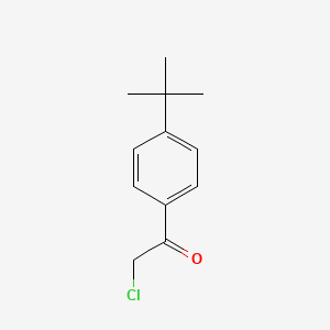molecular formula C12H15ClO B1581446 4-tert-Butylphenacyl chloride CAS No. 21886-62-4