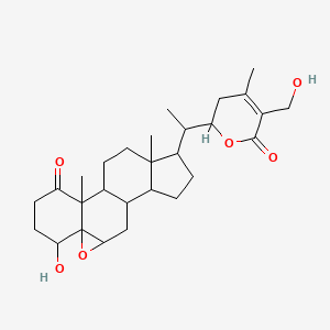 molecular formula C28H40O6 B1581455 Withaferin A, dihydro- CAS No. 5589-41-3