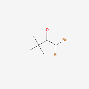 molecular formula C6H10Br2O B1581478 2-Butanone, 1,1-dibromo-3,3-dimethyl- CAS No. 30263-65-1