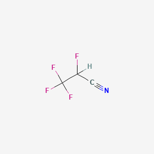 molecular formula C3HF4N B1581482 2,3,3,3-Tetrafluoropropionitrile CAS No. 431-32-3