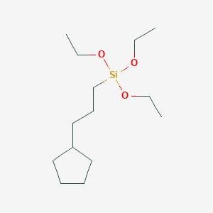 molecular formula C14H30O3Si B1581493 3-(Triethoxysilyl)propyl cyclopentane CAS No. 102056-64-4