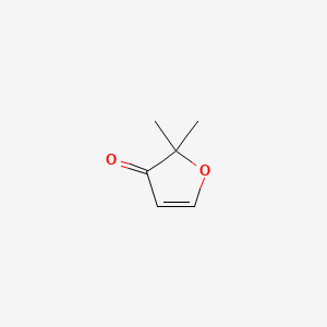 molecular formula C6H8O2 B1581494 2,2-Dimethyl-3(2H)-furanone CAS No. 35298-48-7