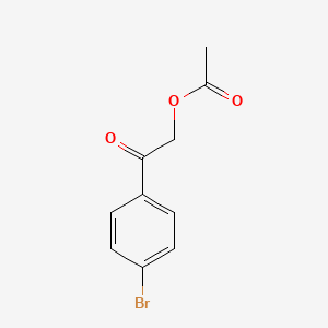molecular formula C10H9BrO3 B1581498 2-(4-Bromophenyl)-2-oxoethyl acetate CAS No. 7500-37-0