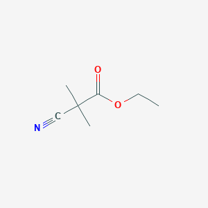 molecular formula C7H11NO2 B015815 Ethyl 2-cyano-2-methylpropanoate CAS No. 1572-98-1