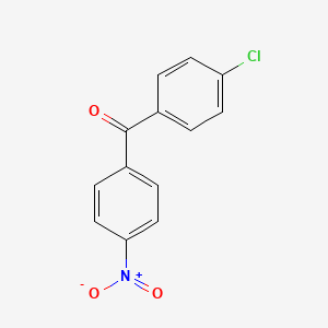 molecular formula C13H8ClNO3 B1581500 4-Chloro-4'-nitrobenzophenone CAS No. 7497-60-1