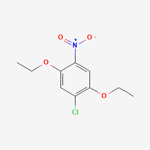 molecular formula C10H12ClNO4 B1581511 1-Chloro-2,5-diethoxy-4-nitrobenzene CAS No. 91-43-0