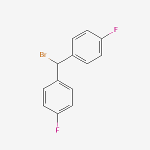 molecular formula C13H9BrF2 B1581514 1,1'-(Bromomethylene)bis(4-fluorobenzene) CAS No. 345-90-4