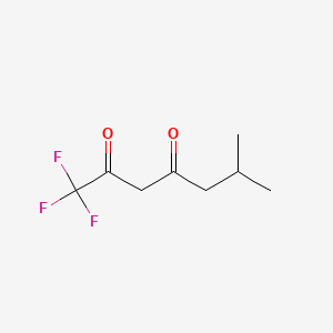 molecular formula C8H11F3O2 B1581518 1,1,1-Trifluoro-6-methylheptane-2,4-dione CAS No. 461-92-7