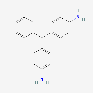 molecular formula C19H18N2 B1581523 4,4'-Diaminotriphenylmethane CAS No. 603-40-7