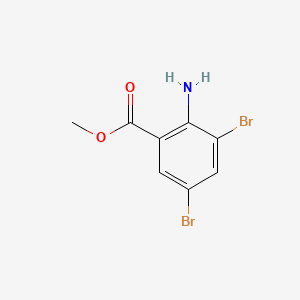 molecular formula C8H7Br2NO2 B1581524 甲基2-氨基-3,5-二溴苯甲酸酯 CAS No. 606-00-8