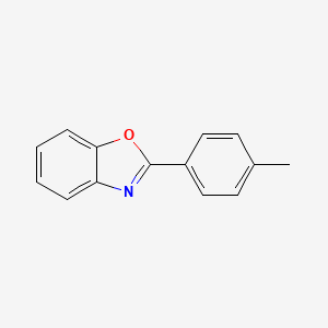 molecular formula C14H11NO B1581530 Benzoxazole, 2-(4-methylphenyl)- CAS No. 835-71-2