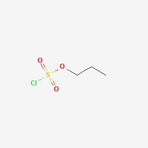 molecular formula C3H7ClO3S B1581536 1-chlorosulfonyloxypropane CAS No. 819-52-3