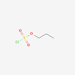 molecular formula C3H7ClO3S B1581536 Chlorosulfuric acid, propyl ester CAS No. 819-52-3