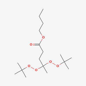 molecular formula C17H34O6 B1581539 Butyl 4,4-bis(tert-butyldioxy)valerate CAS No. 995-33-5