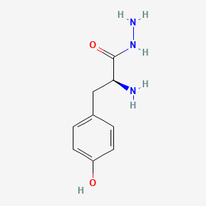 molecular formula C9H13N3O2 B1581540 (S)-2-amino-3-(4-hydroxyphenyl)propanehydrazide CAS No. 7662-51-3