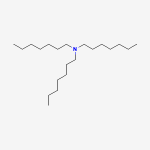 molecular formula C21H45N B1581549 Triheptylamine CAS No. 2411-36-1