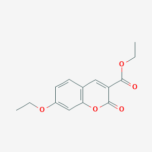 molecular formula C14H14O5 B158155 Ethyl 7-ethoxy-2-oxochromene-3-carboxylate CAS No. 7047-54-3