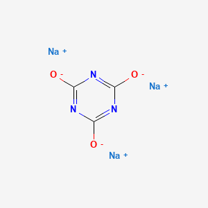 molecular formula C3N3Na3O3 B1581559 1,3,5-Triazine-2,4,6(1H,3H,5H)-trione, trisodium salt CAS No. 3047-33-4