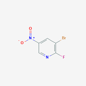 molecular formula C5H2BrFN2O2 B158157 3-Bromo-2-fluoro-5-nitropyridine CAS No. 1868-58-2