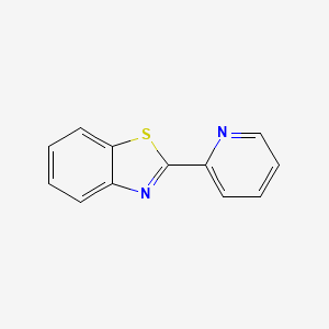 molecular formula C12H8N2S B1581599 Benzothiazole, 2-(2-pyridyl)- CAS No. 716-80-3