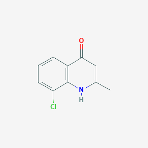 molecular formula C10H8ClNO B1581605 8-Chloro-2-methylquinolin-4-ol CAS No. 5236-87-3
